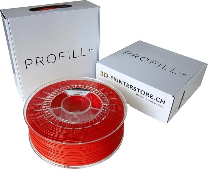 3d-printerstore.ch PLA ProFill Filament 1.75mm 1 kg red RAL 3020 (PLA, 1.75 mm, 1000 g, Rot)