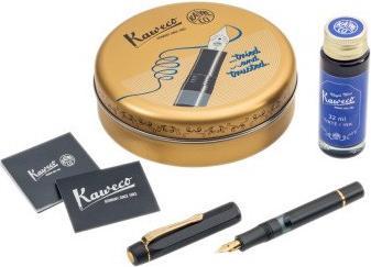 Image du produit Kaweco Plume Piston Filler Set M (Arbre royal noir avec éléments dorés, 1 x)