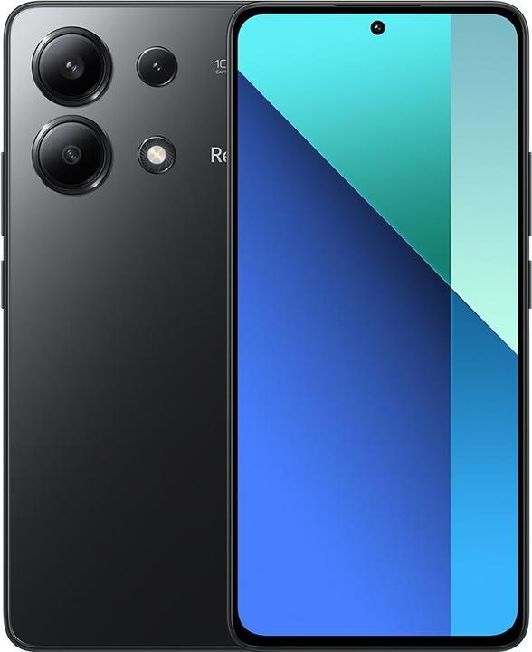 Actual product image Xiaomi Redmi Note 13 (128 GB, Midnight Black, 6.67", Hybrid Dual SIM, 108 Mpx, 4G)