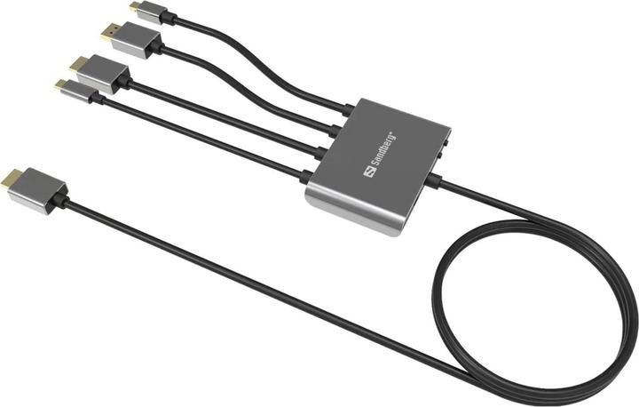 Produktbild Sandberg All-In-1, Adapter, Hub (USB Typ-C, HDMI, 230 cm)
