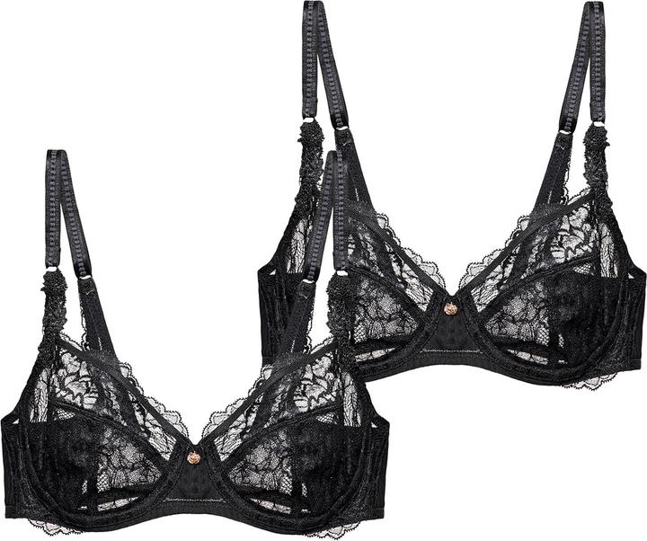 Immagine prodotto Triumph Reggiseno Peony Florale con ferretto (90 D, Confezione da 2)