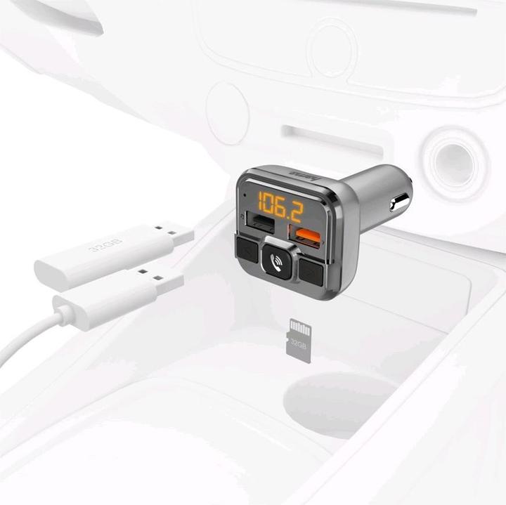Produktbild Hama FM-Transmitter mit Bluetooth®- und Freisprechfunktion