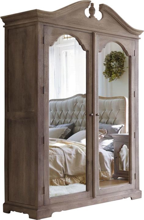 Produktbild Loberon Schrank Somerset antikbraun (120 x 58 x 200 cm)