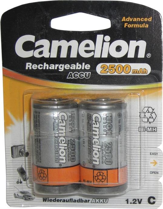Produktbild Camelion NH-C2500BP2 - Wiederaufladbarer Akku - Nickel-Metallhydrid (NiMH) - 1,2 V - 2 St (2 Stk., C, 2500 mAh)