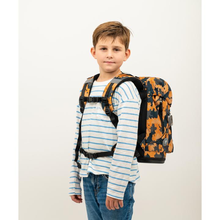 Immagine prodotto Belmil Motion ergonomisches Schulranzenset 5tlg. "Orange Camouflag (19 l)