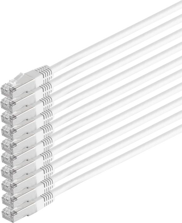 Image du produit Shiverpeaks S/CONN maximum connectivity Câble de raccordement réseau, cat 6, S/FTP, PIMF, sans halogène, VE10 (1 m)