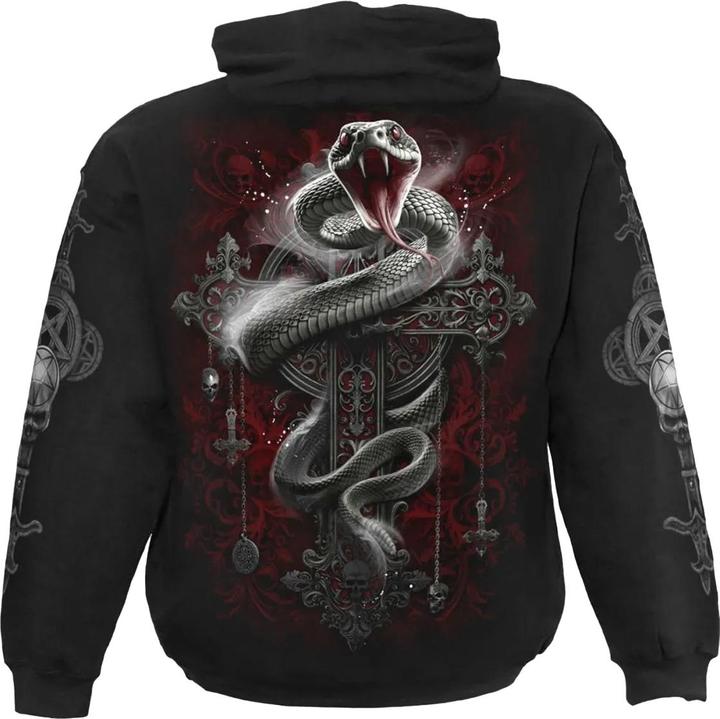 Immagine prodotto Spiral Felpa con Cappuccio Serpente Gotico Adulto Unisex (L)