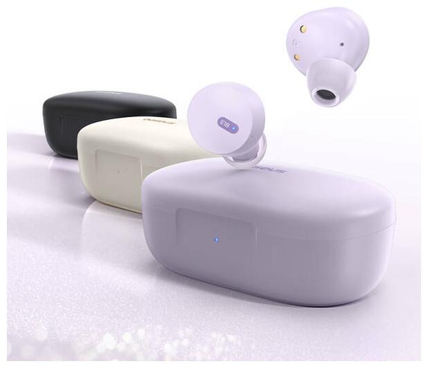 Actual product image Baseus Bowie E18 wireless TWS ENC IPX4 headphones - purple (25 h, Wireless)