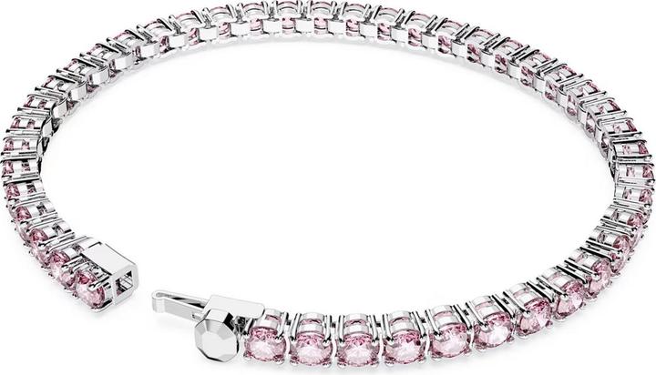 Image du produit Swarovski Matrix Tennis Bracelet rond rose (15.50 cm, Métal Swarovski)