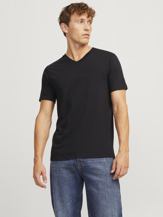 Image du produit Jack & Jones Lot de 3 T-shirts unis col V T-shirt (M)