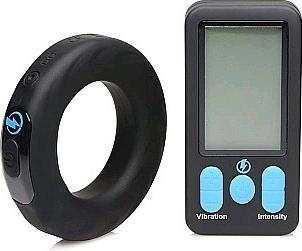 Produktbild Zeus Elektrosex Vibrating und EStim Silicone Cock Ring w RC 45mm (8 cm)