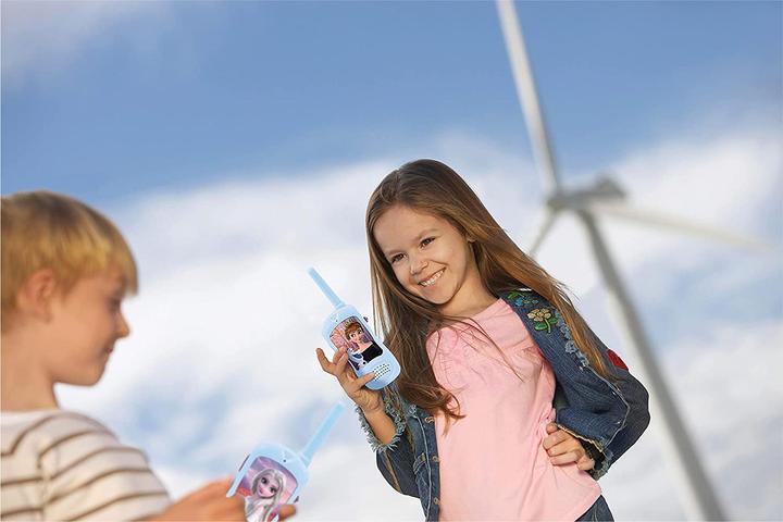 Actual product image Lexibook Disney Frozen adventure set with 2 walkie talkies up to 120m range, binoculars, torch, compass