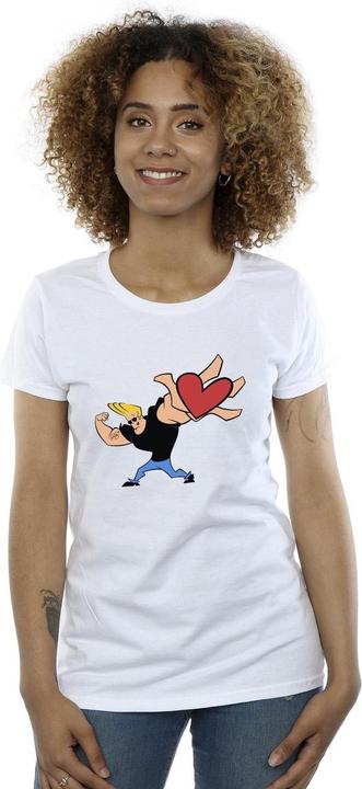 Produktbild Johnny Bravo Heart Present TShirt (XXL)