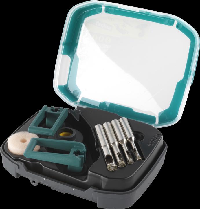 Produktbild wolfcraft Bohrkronen-Set, diamantbestreut „Ceramic“, Ø 5–10 mm, 5-tlg. (10 mm)