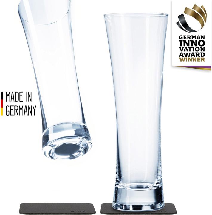 Actual product image Silwy Outdoor Beer Glass Crystal Glasses Set of 2 (0.33 l, 2 x)
