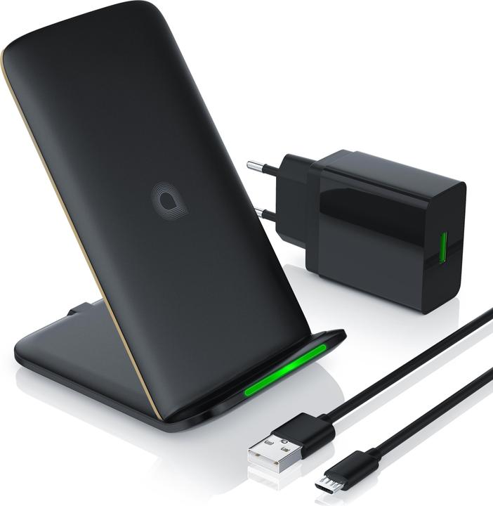 Image du produit Aplic Chargeur sans fil Qi + chargeur USB Quick Charge 3.0 (10 W)