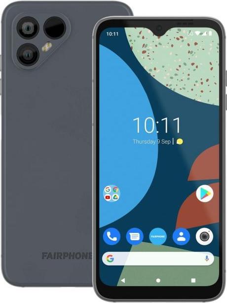 Actual product image Fairphone 4 Grey 128Go (128 GB, Grey, 6.30", Dual SIM, 48 Mpx)