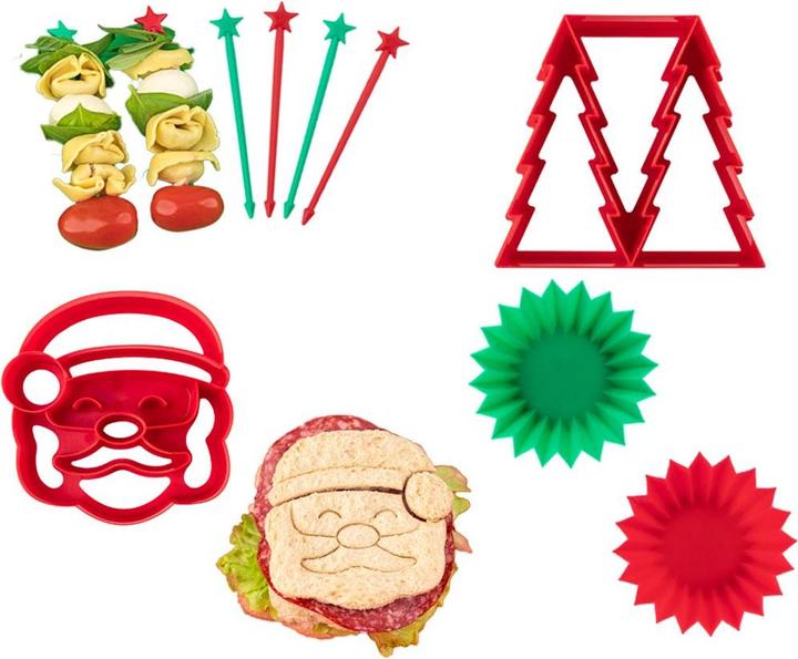 Produktbild Lunch Punch Bento Set Weihnachten limitiert (1 Stück, Besteck Set)