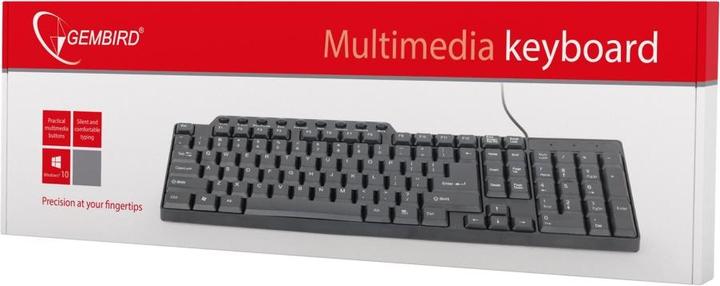 Produktbild Gembird KB-UM-104 Tastatur USB QWERTY US Englisch (US, Kabelgebunden)