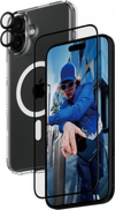 Immagine prodotto PanzerGlass Bundle vetro ultra largo + custodia + obiettivo (1 Pezzo/i, Apple iPhone 16 Plus)
