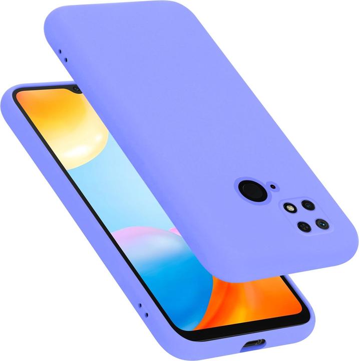 Productafbeelding Cadorabo TPU Liquid Silicone Hoesje Cover voor Xiaomi RedMi 10C / POCO C40 (Xiaomi Poco C40, Xiaomi Redmi 10C)