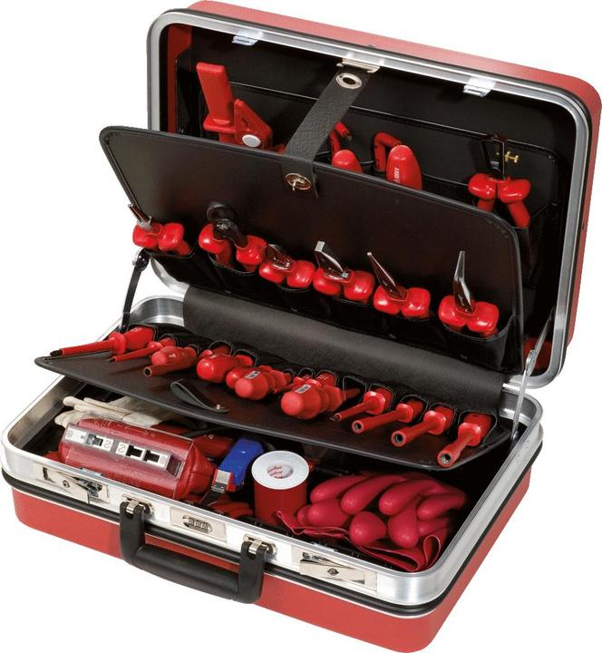 KS Tools Set di attrezzi professionali per elettricisti, 30 pezzi, IEC 60900 (30 pezzi)