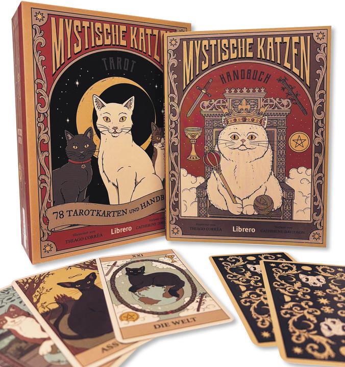 Produktbild Librero Tarot Mystische Katzen (Deutsch, Davidson Catherine, 2024)