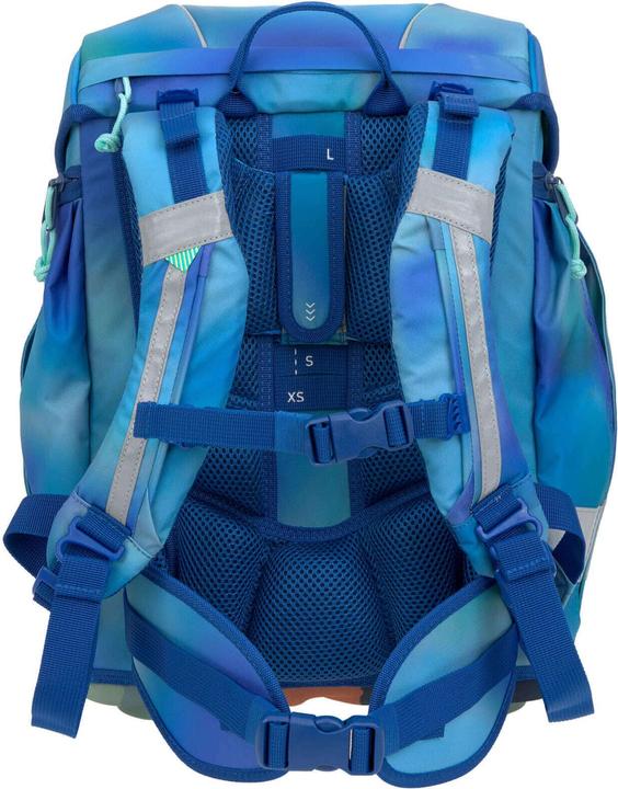 Image du produit Lässig Schulrucksack-Set Boxy, Grün / Blau (21 l)
