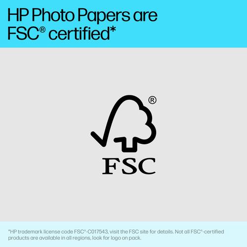 Actual product image HP Advanced Photo Paper 10 sheets (250 g/m², 101 x 305 mm, 10 x)