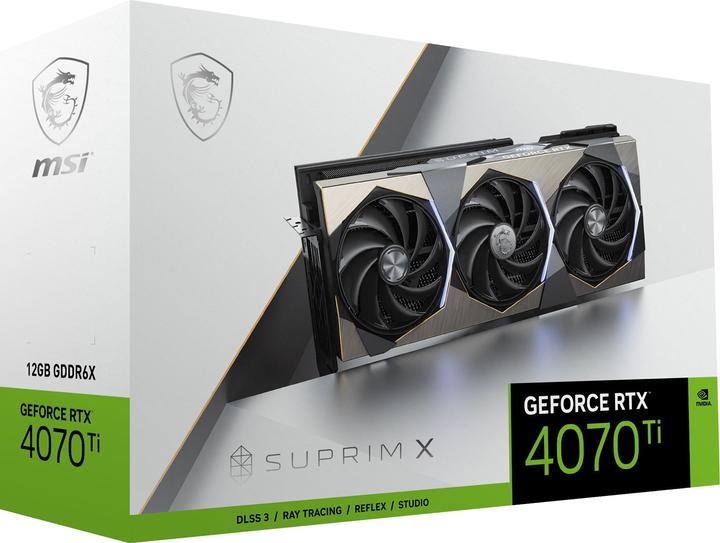 Produktbild MSI GeForce RTX 4070 Ti SUPRIM X (12 GB)