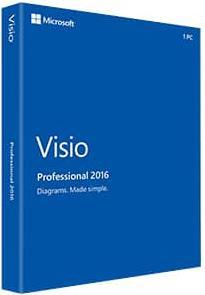 Produktbild Microsoft Visio Professional 2016 (1 User, unbegrenzt)