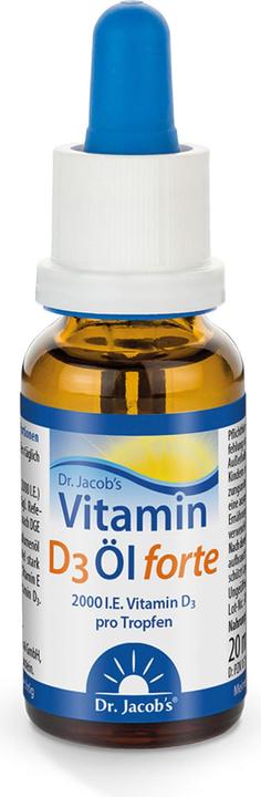 Actual product image Dr. Jacob's D3 oil forte (1 Piece, Droplet, 72 g)
