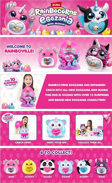 Produktbild Zuru Eggzania Mini Mania Panda (23 cm)