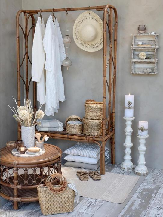 Image du produit Chic Antique Étagère murale Étagère en vieux moules à briques, Blanc (9 x 30 x 45 cm)