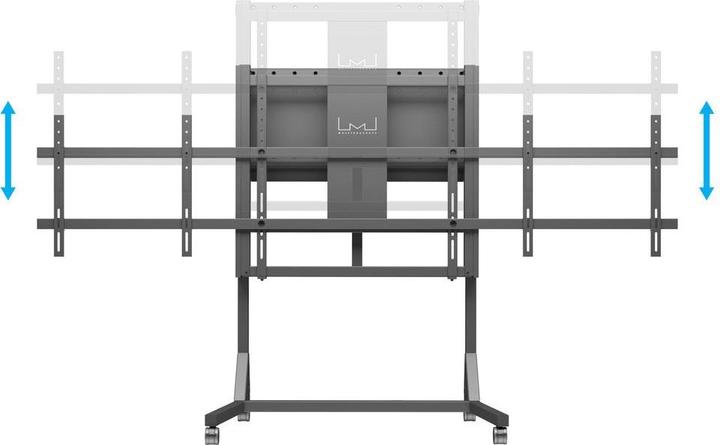 Produktbild Multibrackets MB motorisierter Dual-TV Ständer, schwarz/0440 (84", 160 kg)