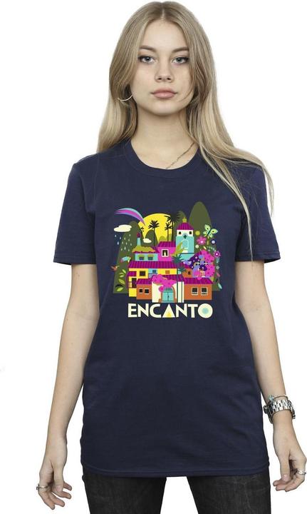 Immagine prodotto Disney Encanto Many Houses Maglietta Ampia Donna (M)