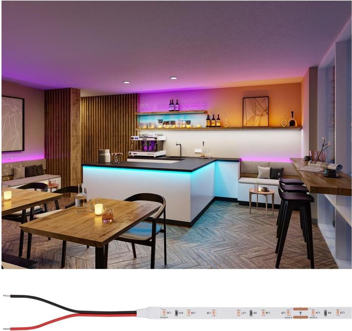 Actual product image Paulmann Pro Strip Silver P25 (Violet, 500 cm, Indoor)