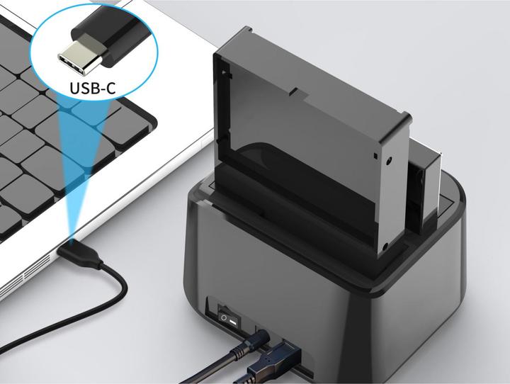 Productafbeelding Conceptronic Docking station voor /3.-Sata USB3.0