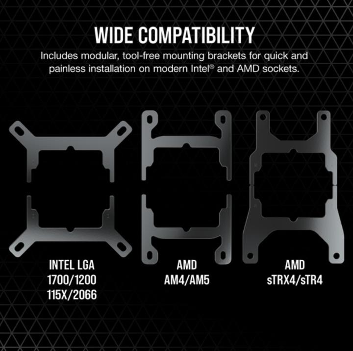 Image du produit Corsair WAK Cooling Hydro H100i iCUE ELITE RGB