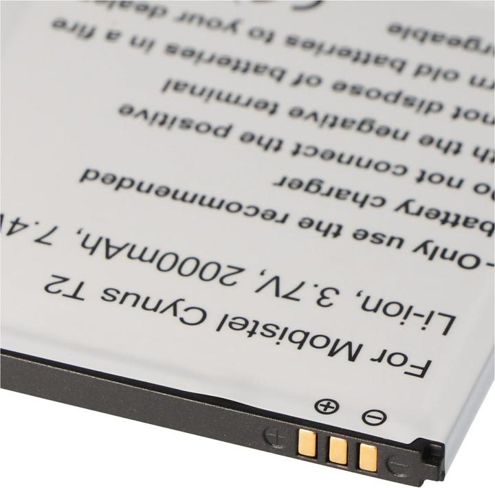Actual product image AccuCell Battery MOBISTEL Cynus T2 battery as replica from suitable for MT-9081W