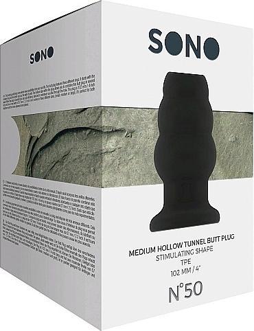 Actual product image Shots No.50 - Medium Hollow Tunnel Butt Plug - 4 Inch