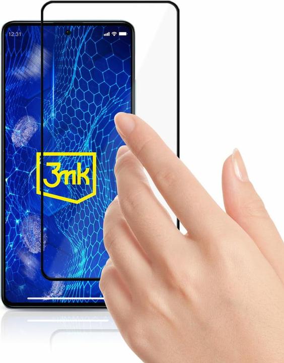 Actual product image 3MK Hardglass Max Lite Screen Protector (1 Piece, Xiaomi Redmi Note 12 5G)