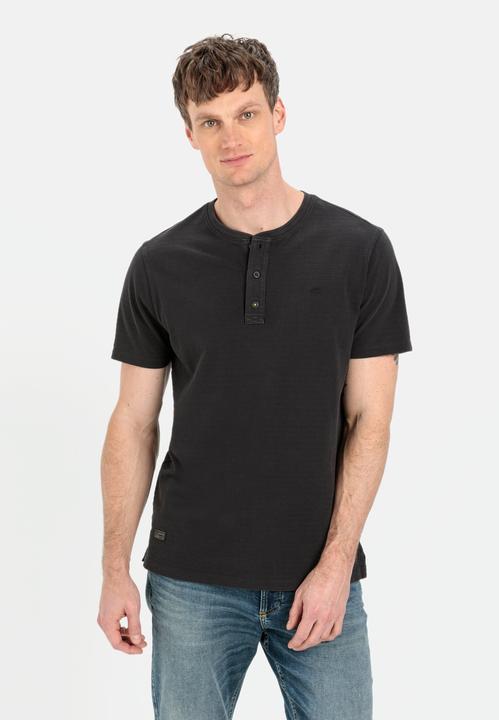 Actual product image Camel Active Short sleeve henley made from pure cotton (S)