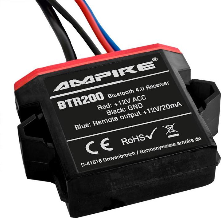 Image du produit Ampire Récepteur Bluetooth, jack 3,5 mm, 12 volts, aptX (Emetteur & Récepteur)