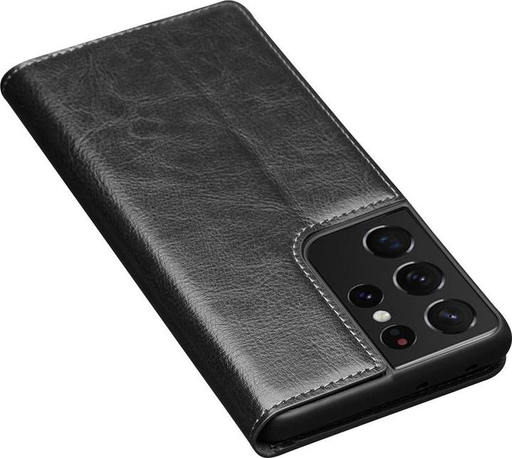 Image du produit QiAlino Fourre Flip cuir véritable (Samsung Galaxy S22 Ultra)