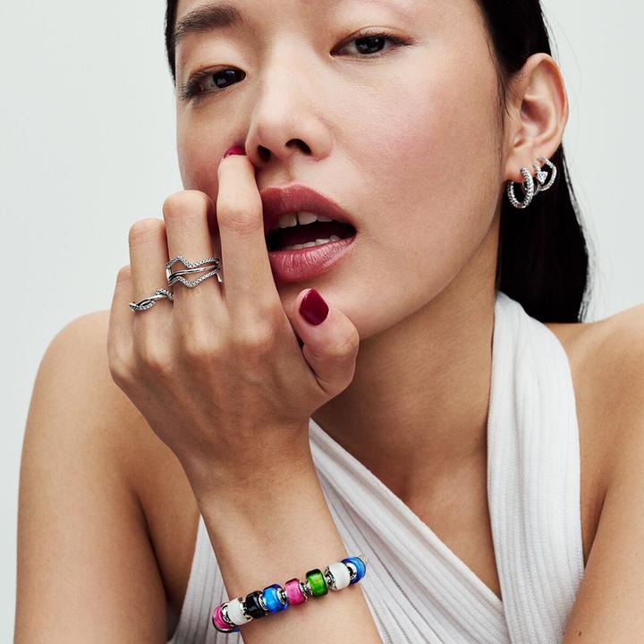Produktbild Pandora Polierte Welle Ring (52, 925 Silber)