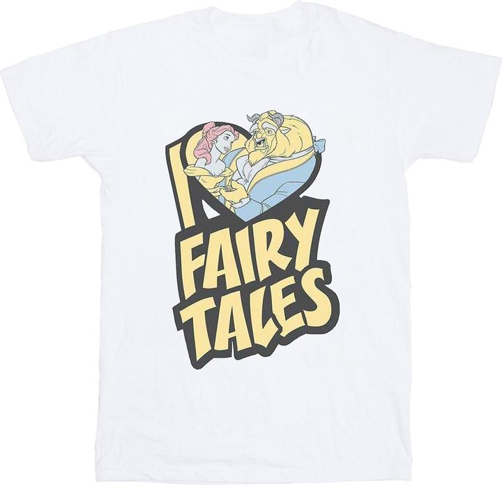 Image du produit Disney - T-shirt BEAUTY AND THE BEAST LOVE FAIRY TALES - Femme (XXL)