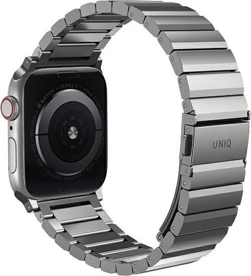 Produktbild Uniq pasek Strova Apple Watch 42/44/45/ 49mm Series 1/2/3/4/5/6/7/8/SE/SE2/Ultra Stainless Steel sre (Edelstahl)