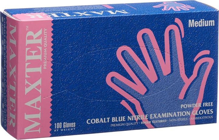 Image du produit Maxter Gants en nitrile sans poudre (M)