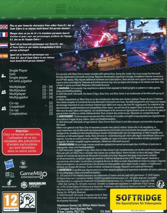 Produktbild Maximum Games G.I. Joe: Operation Blackout (Xbox One S, EN)